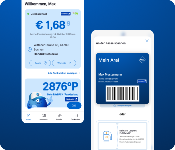 Vorschau der Mein Aral Karte