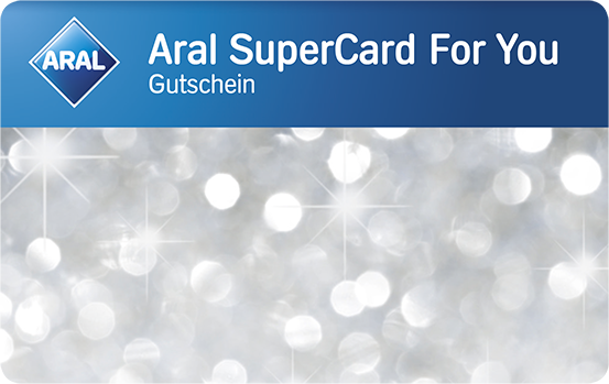 Aral SuperCard For You - Neujahr - Glitter