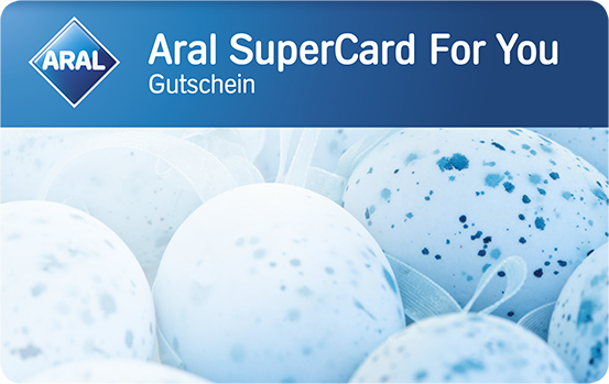 Aral SuperCard For You  - Ostern - Blau