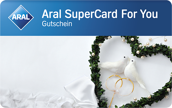 Aral SuperCard For You  - Hochzeit - Herz