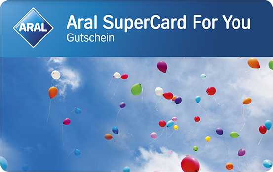Aral SuperCard For You  - Jubiläum - Ballons