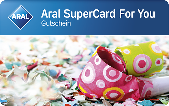Aral SuperCard For You  - Jubiläum - Bunt