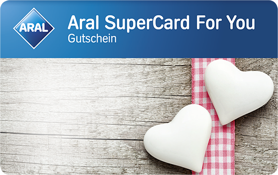 Aral SuperCard For You  - Liebe und Freundschaft - Herz