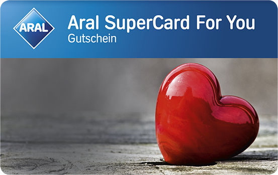 Aral SuperCard For You  - Liebe und Freundschaft - Glasherz