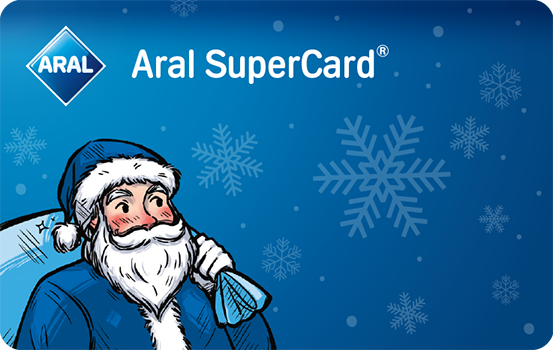 Individueller Wert Waschen - Weihnachtsmann blau
