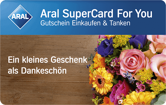 eSuperCard - Danksagung - Blumen