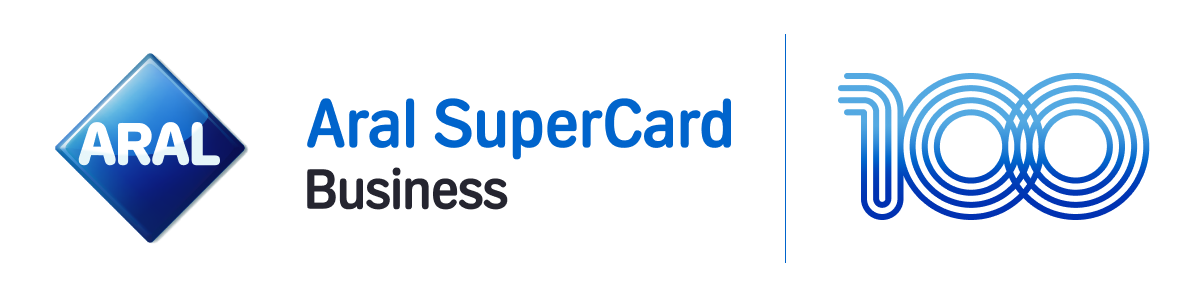 Logo Aral SuperCard Business - Aral 100 Jahre