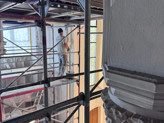 Die Kapelle wird renoviert 