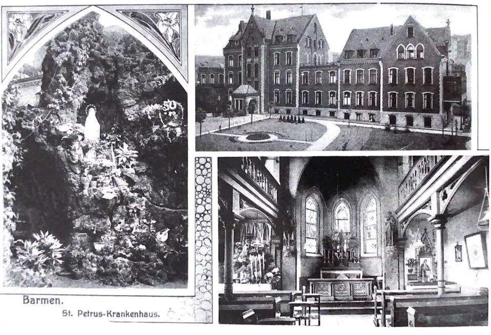 Petrus-Krankenhaus Wuppertal Barmen historisch 