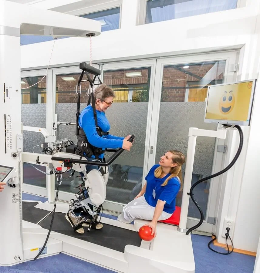 Gangroboter Lokomat Klinik für Neurologische und Fachübergreifende Frührehabilitation