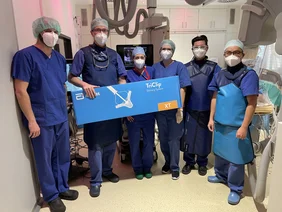 Prof. Dr. Jan-Malte Sinning und Team mit TriClip