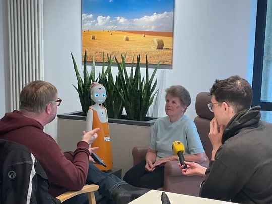 Seniorin im Interview