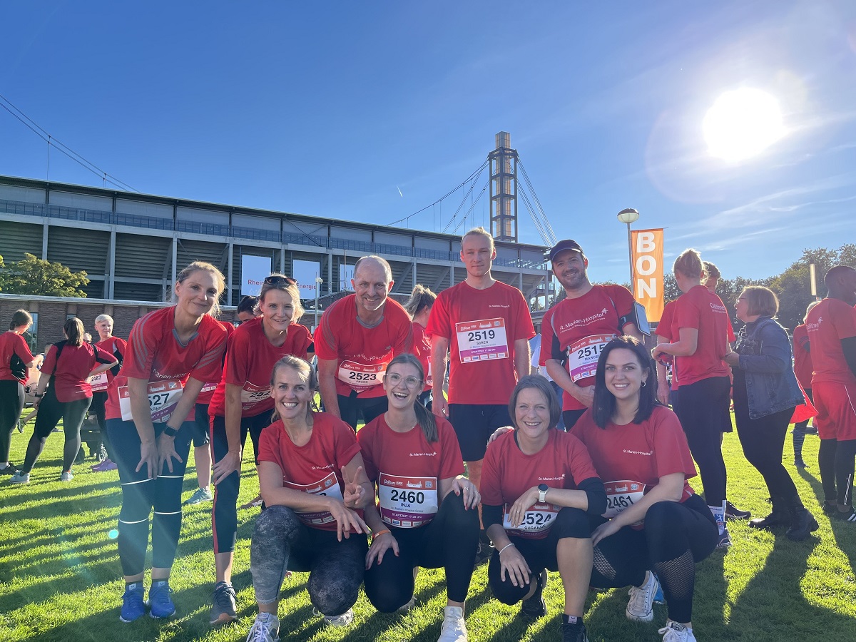 Teamfoto beim Businesslauf B2Run
