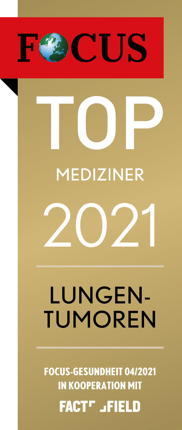 Focus Zertifikat Top Mediziner 2021 Lungentumoren St. Marien-Hospital Köln