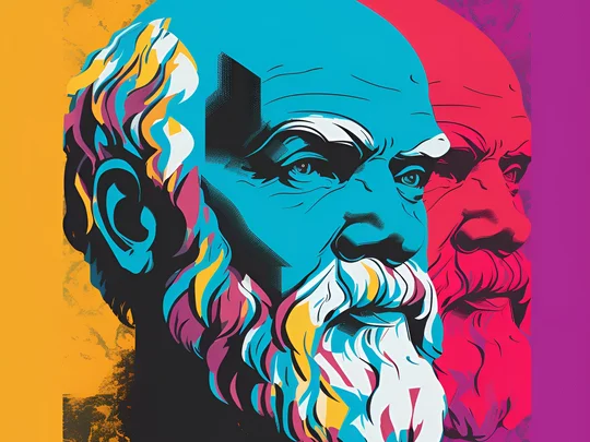 Sokrates in pop art