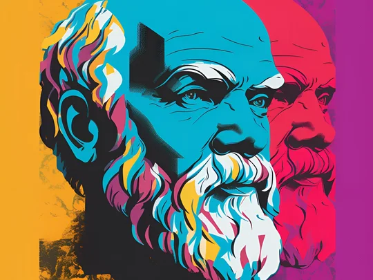 Sokrates in pop art