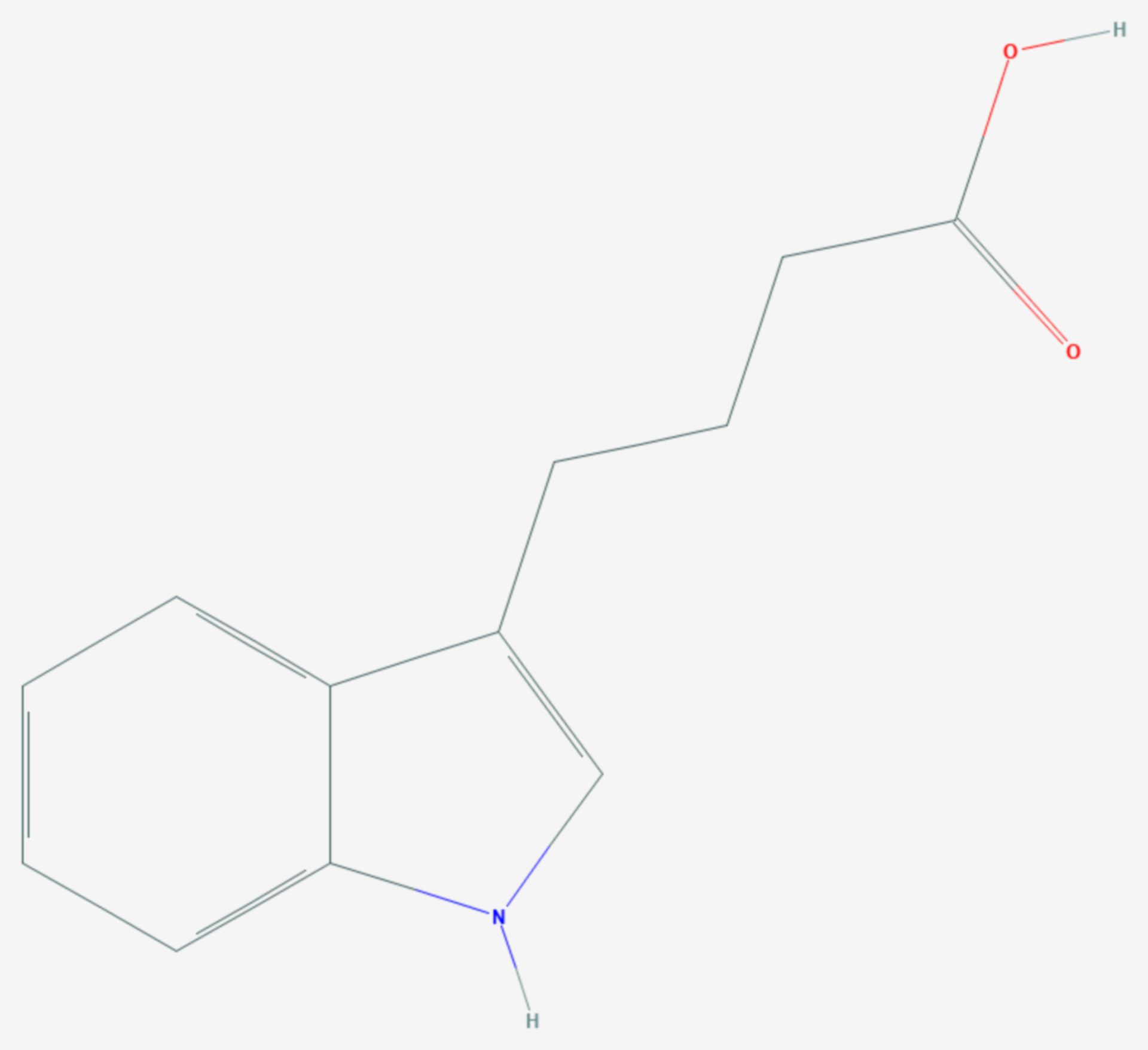 4-(Indol-3-yl)buttersäure (Strukturformel)