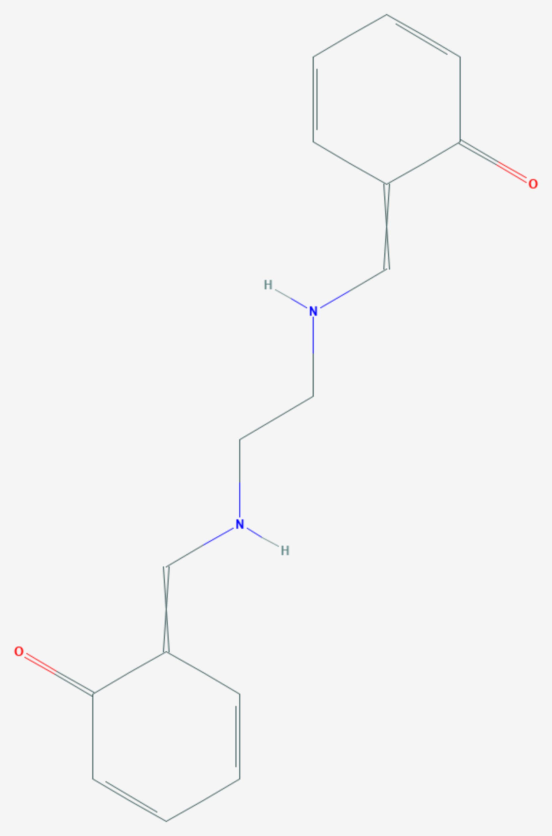 Bis(salicyliden)ethylendiamin (Strukturformel)