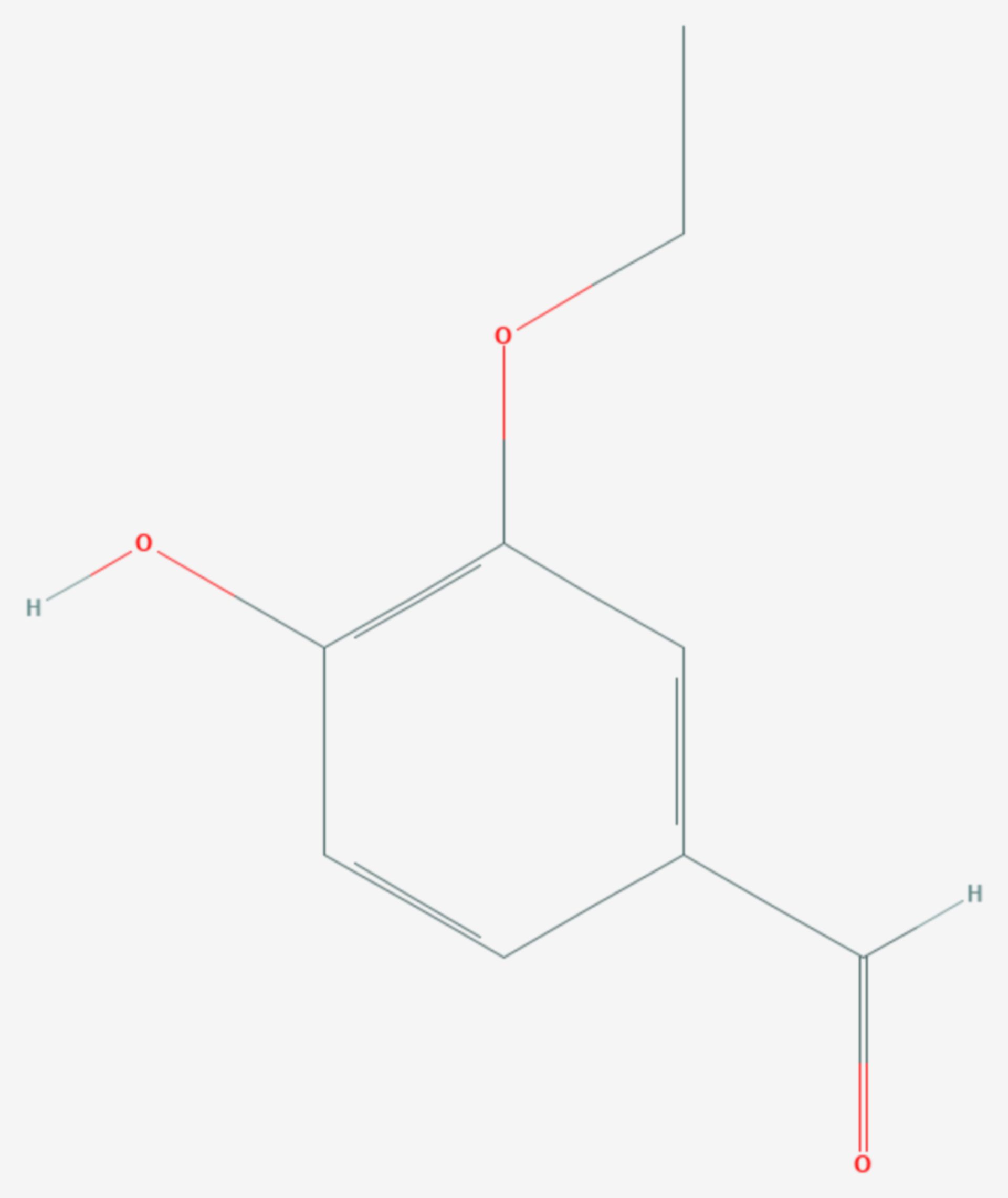 Ethylvanillin (Strukturformel)