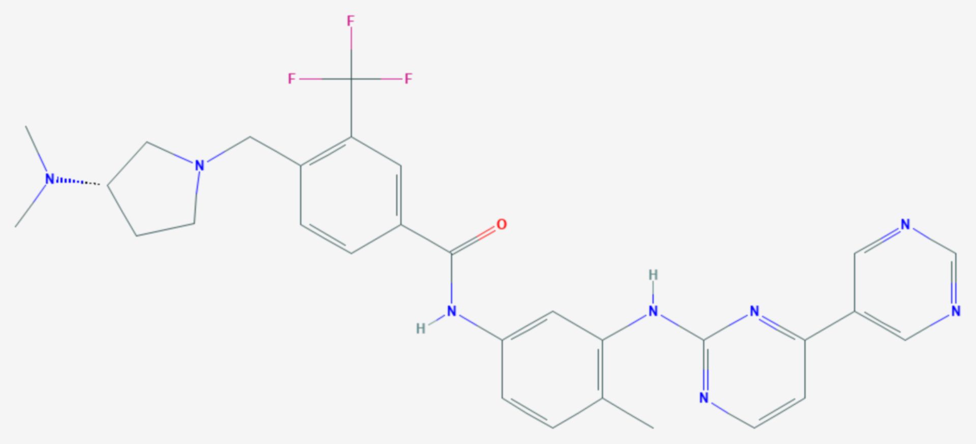 Bafetinib (Strukturformel)