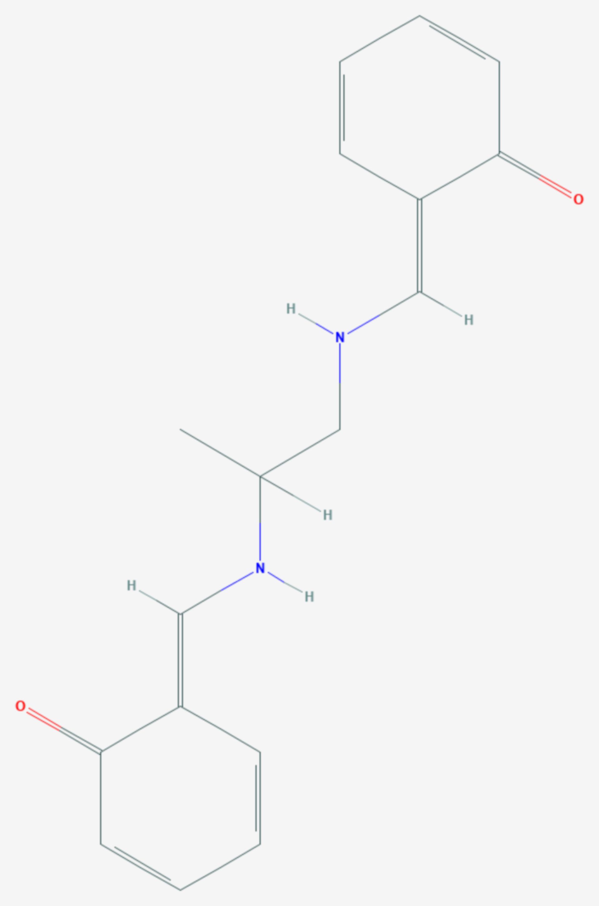 N,N′-Disalicyliden-1,2-diaminopropan (Strukturformel)
