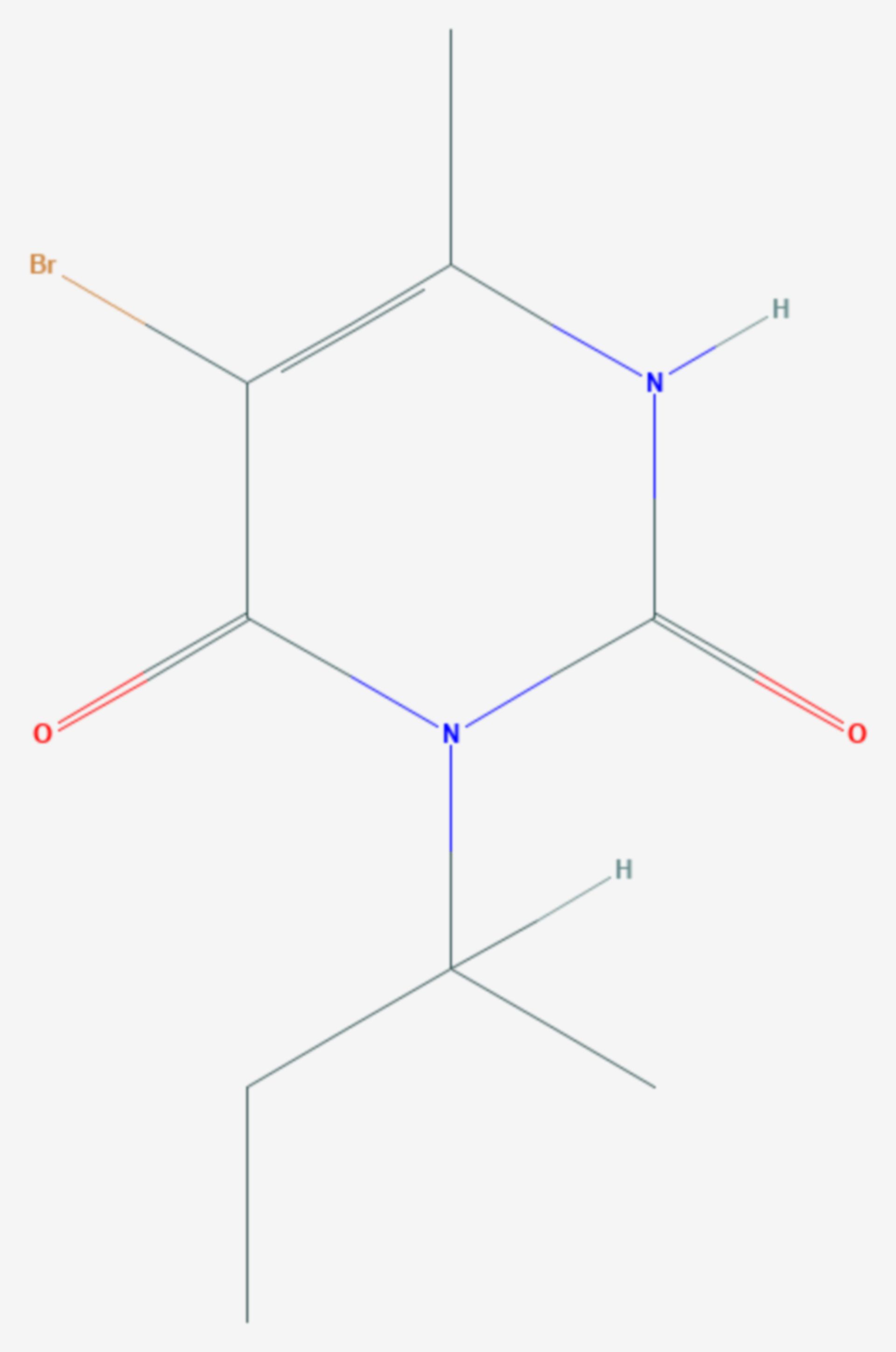 Bromacil (Strukturformel)