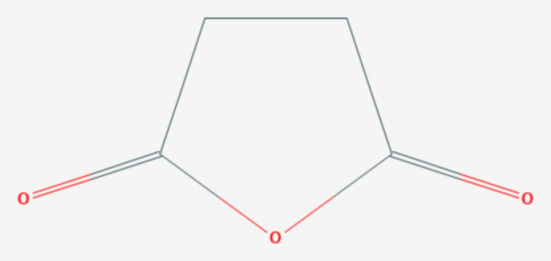 Bernsteinsäureanhydrid (Strukturformel)