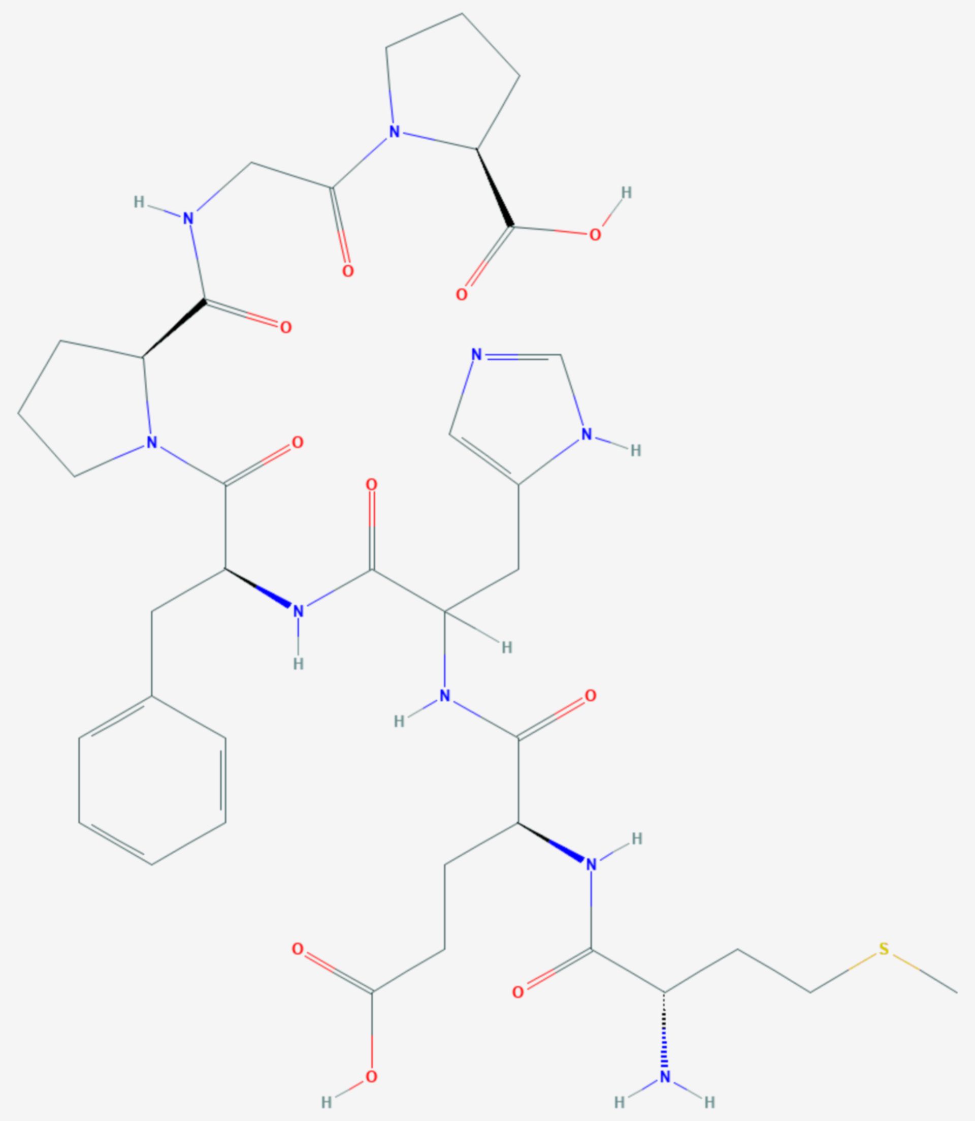 Pro-Gly-Pro-ACTH (4-7) (Strukturformel)