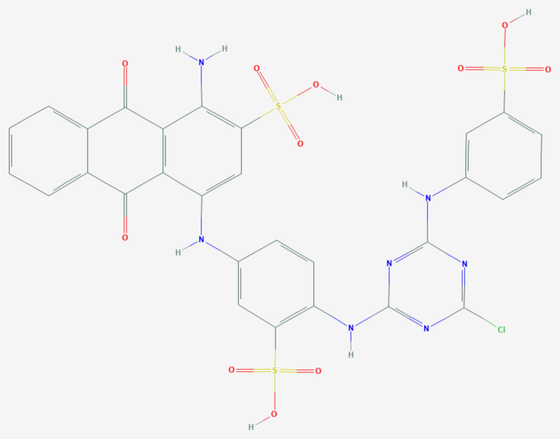 Reactive Blue 2 (Strukturformel)