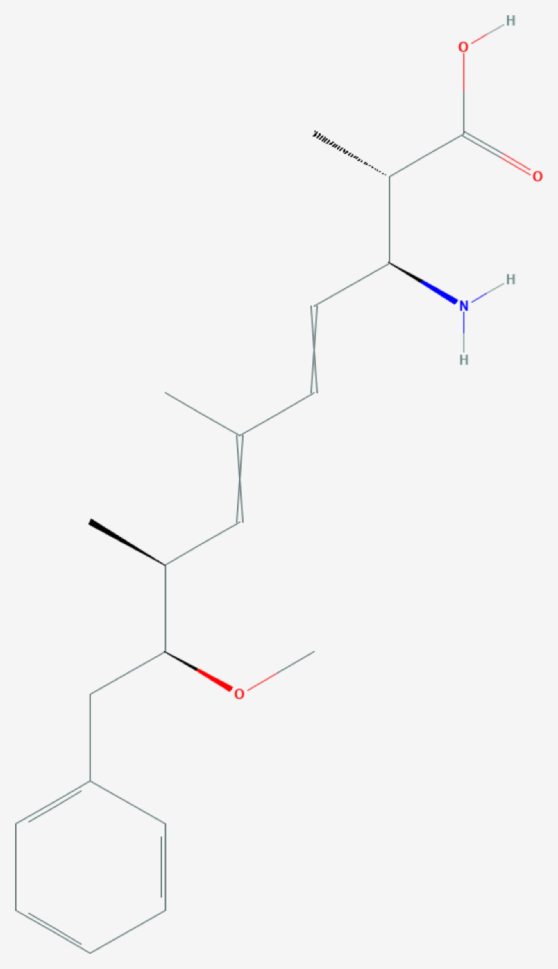 ADDA (Aminosäure) (Strukturformel)