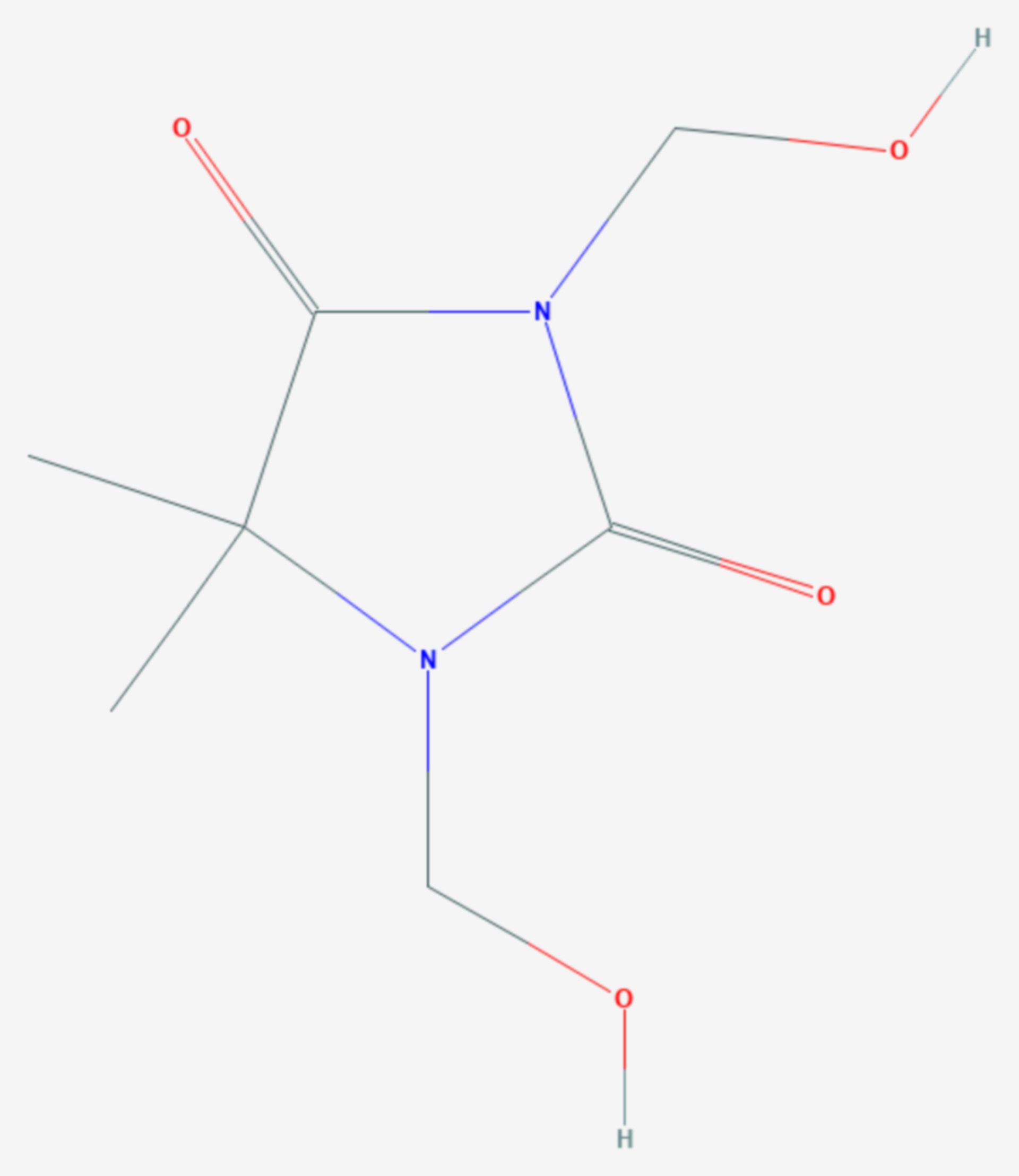 DMDM-Hydantoin (Strukturformel)