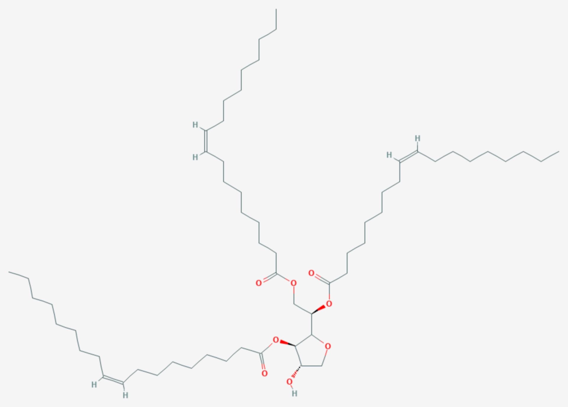 Sorbitantrioleat (Strukturformel)