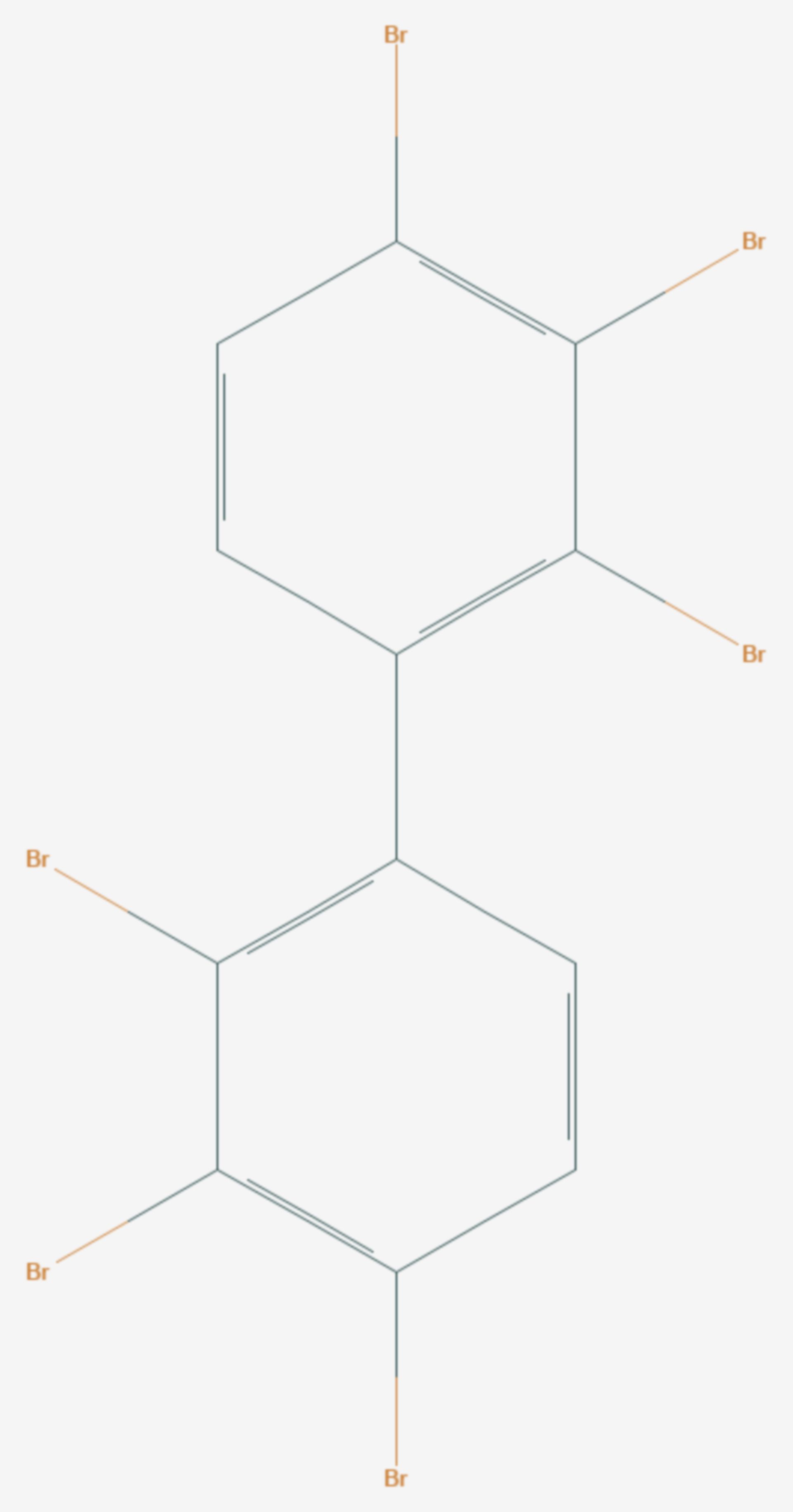 Hexabrombiphenyl (Strukturformel)