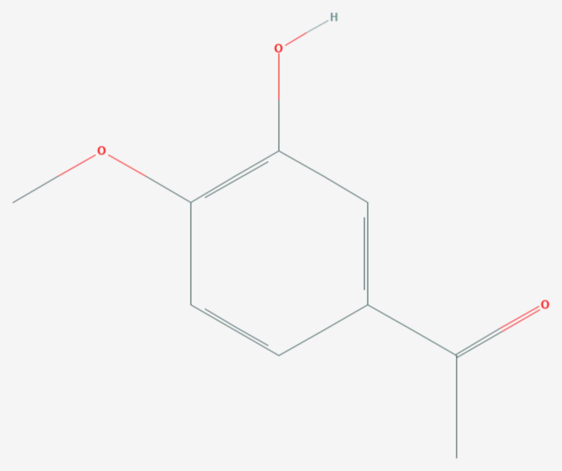 Iso-Acetovanillon (Strukturformel)