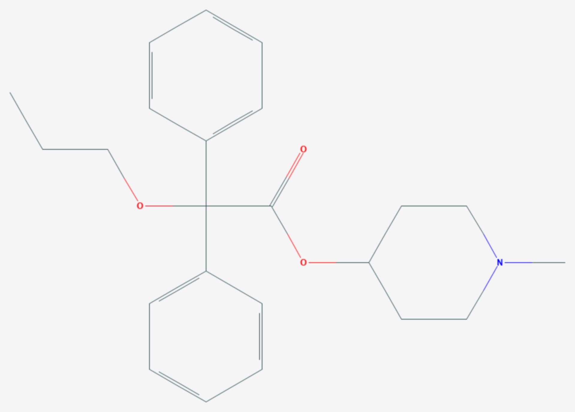 Propiverin (Strukturformel)