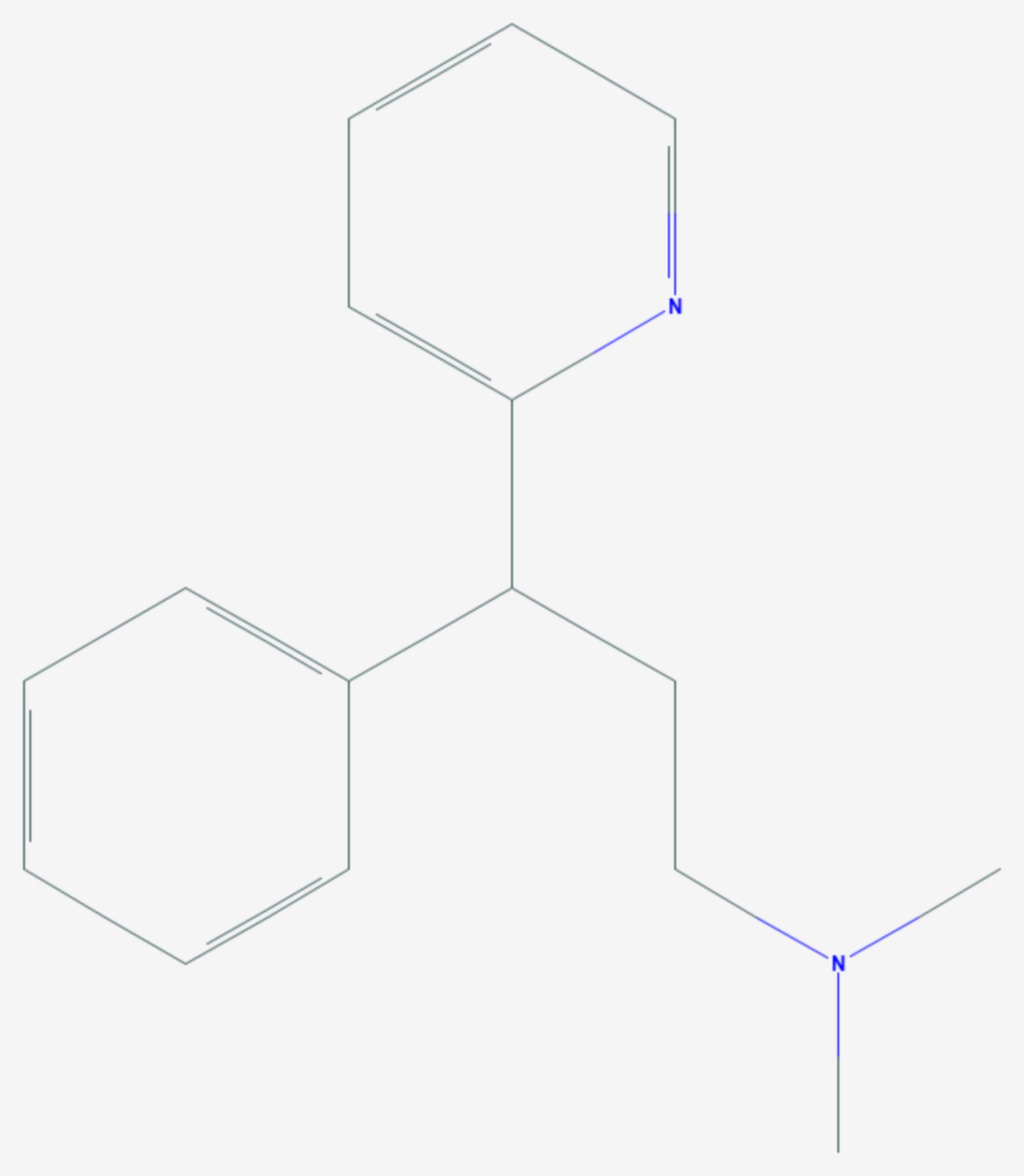 Pheniramin (Strukturformel)