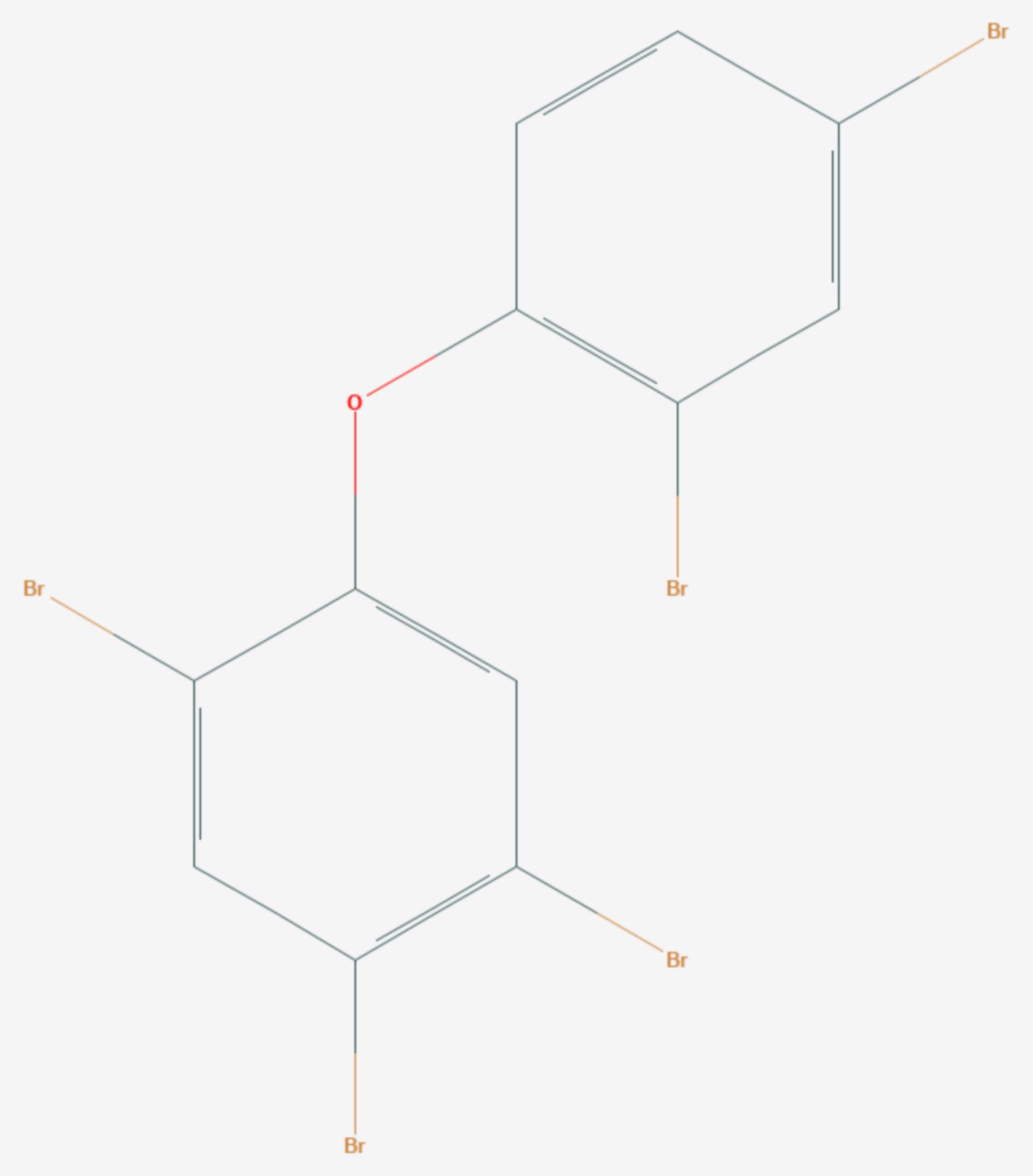 Pentabromdiphenylether (Strukturformel)