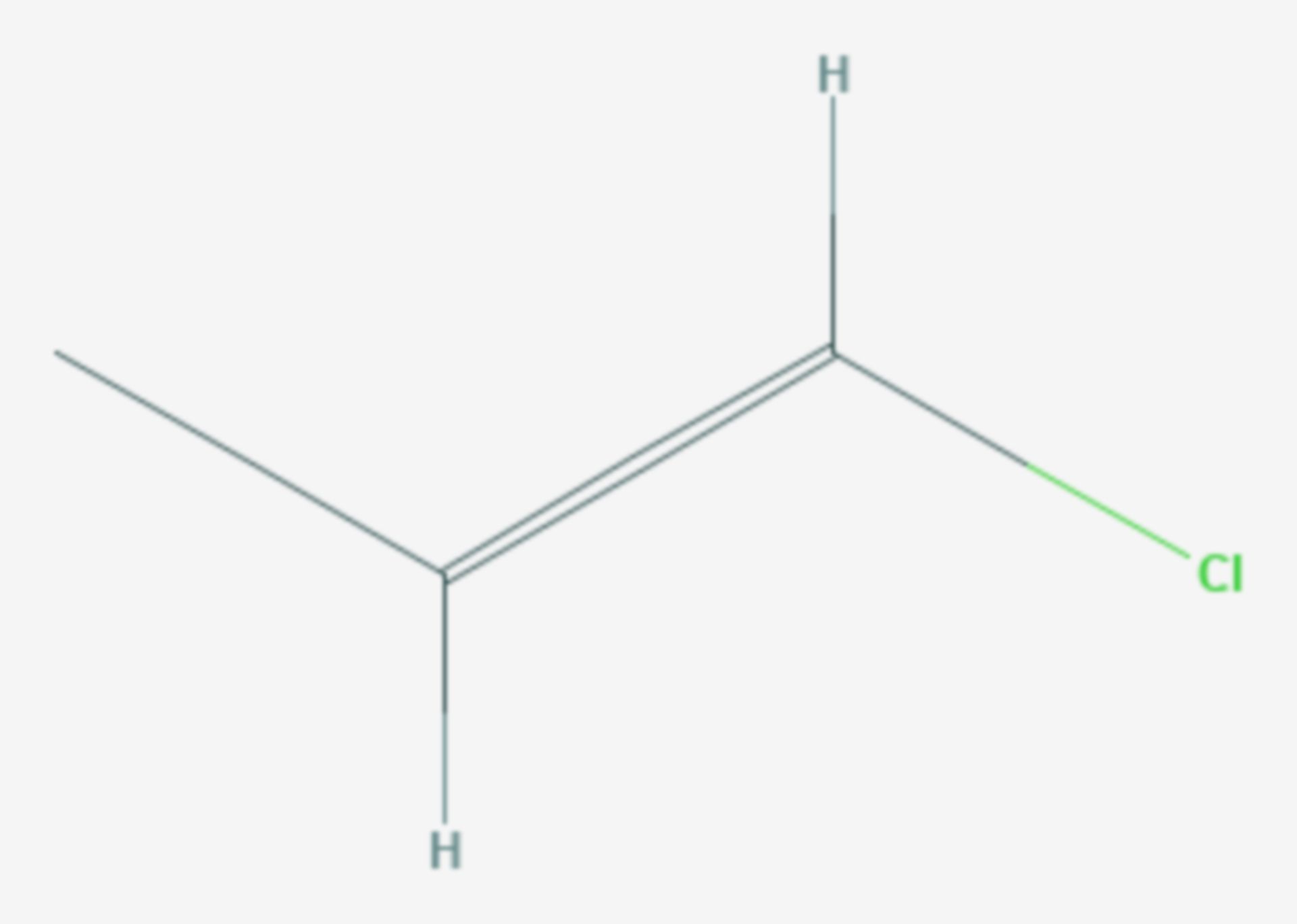 1-Chlorpropen (Strukturformel)
