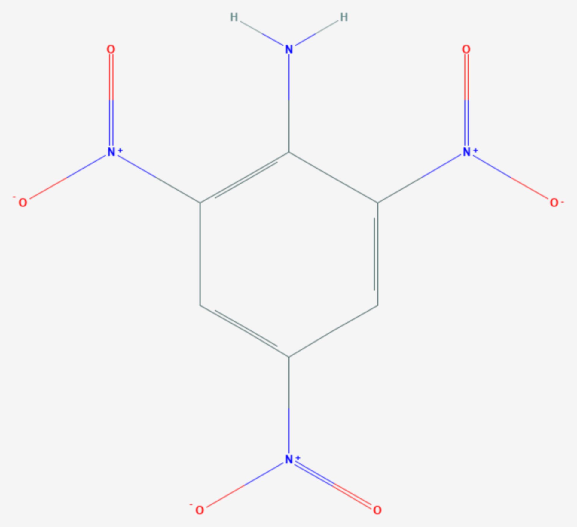 Trinitroanilin (Strukturformel)