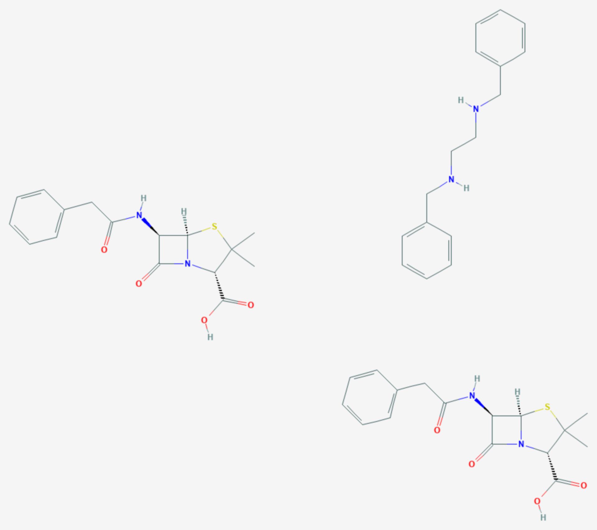 Benzylpenicillin-Benzathin (Strukturformel)