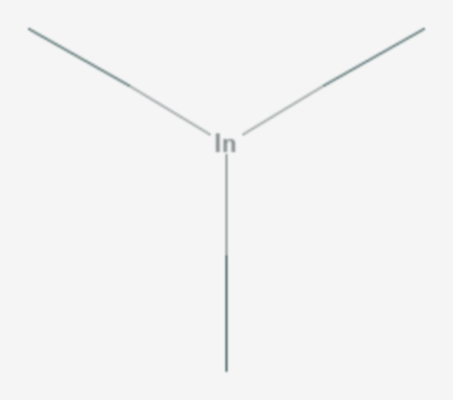 Indiumtrimethyl (Strukturformel)