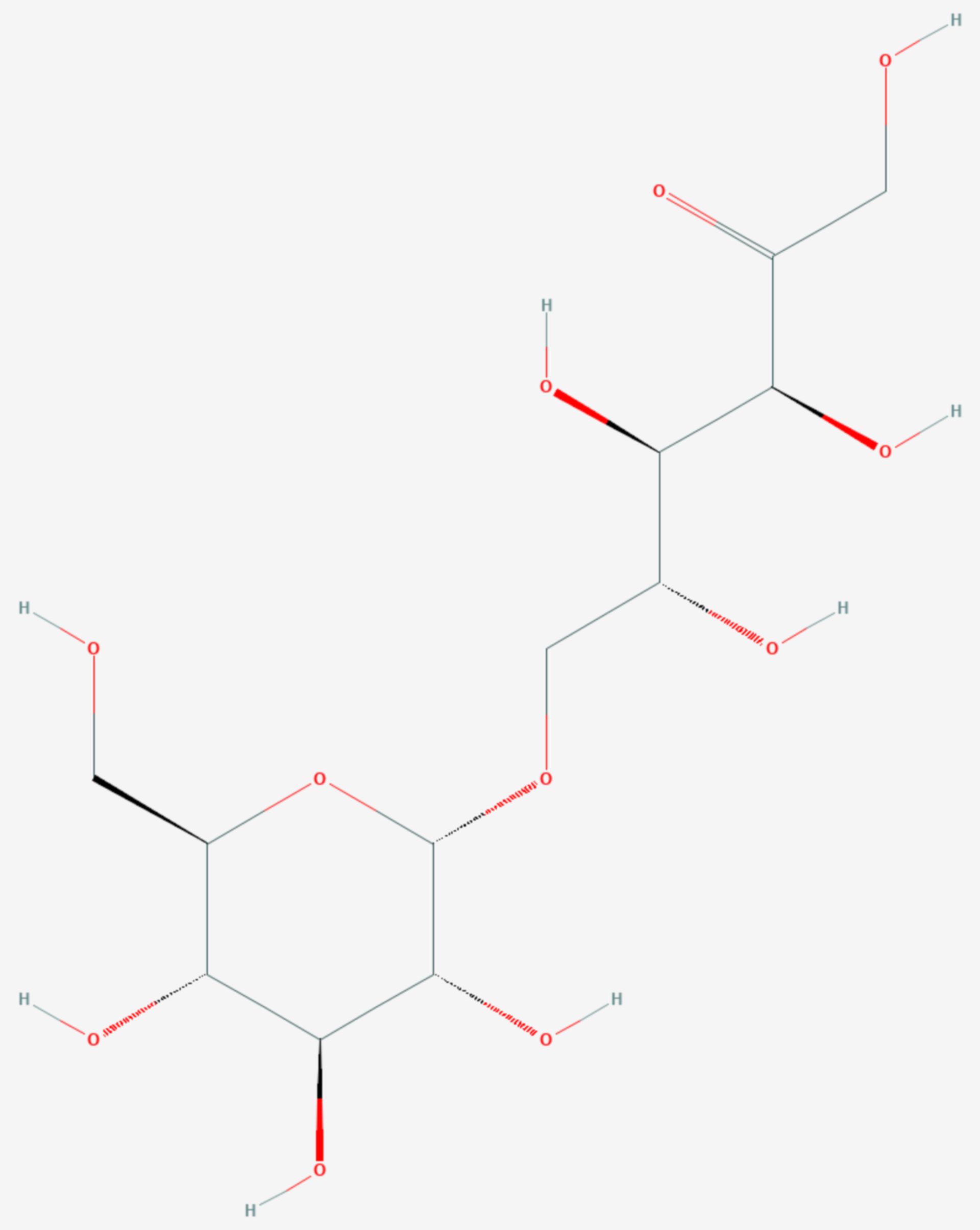 Isomaltulose (Strukturformel)