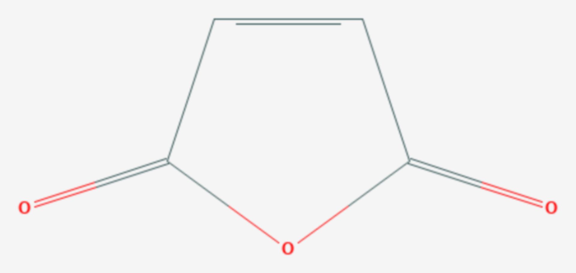 Maleinsäureanhydrid (Strukturformel)