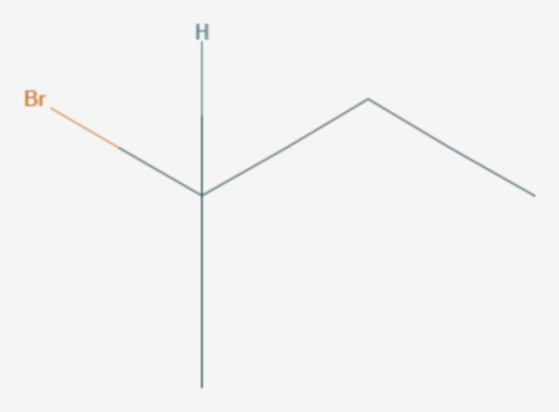 2-Brombutan (Strukturformel)