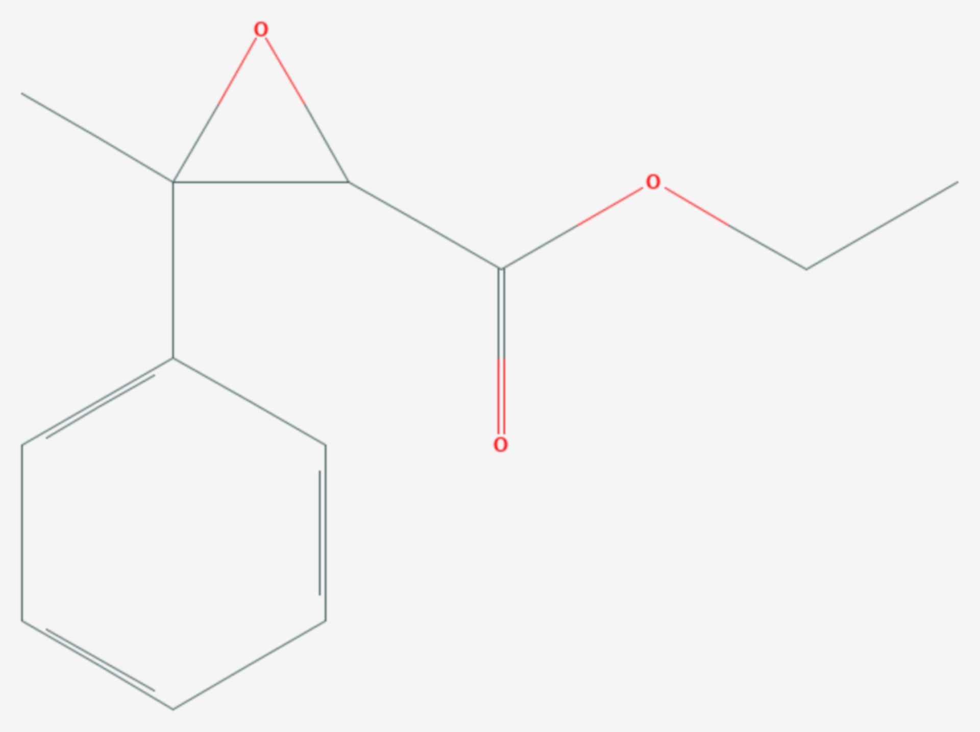 Ethyl-2,3-epoxy-3-phenylbutyrat (Strukturformel)