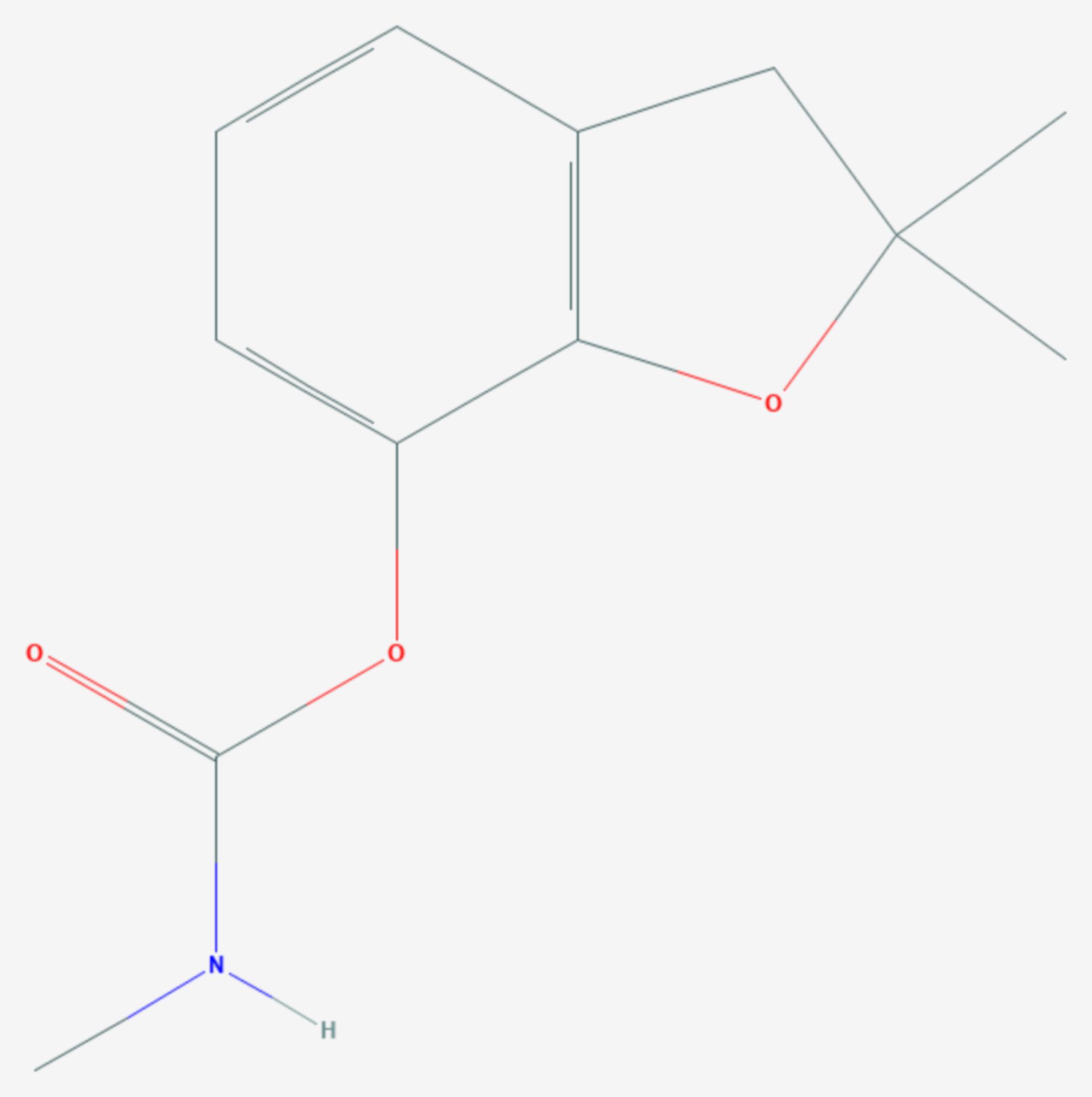 Carbofuran (Strukturformel)