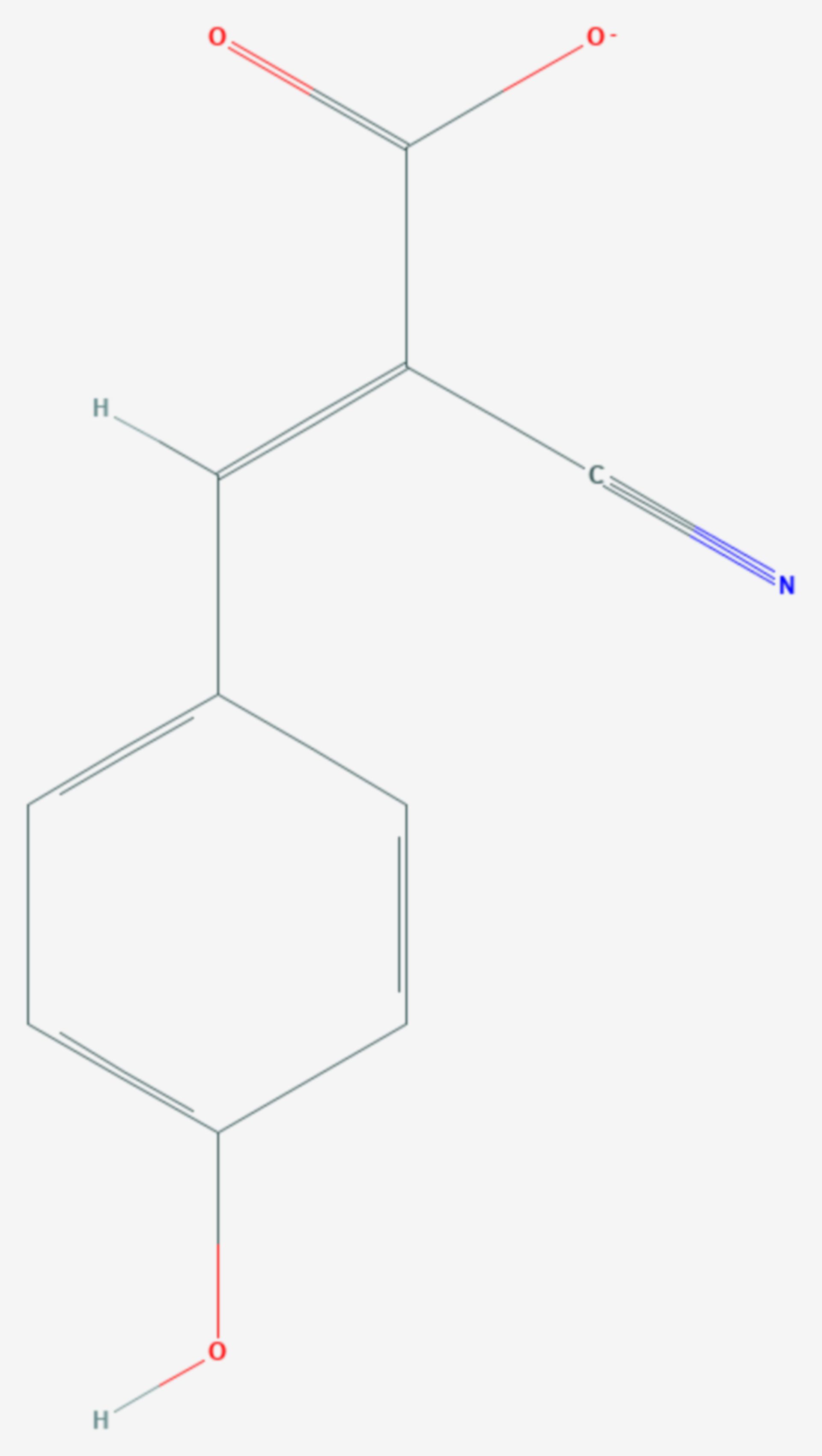 Α-Cyano-4-hydroxyzimtsäure (Strukturformel)