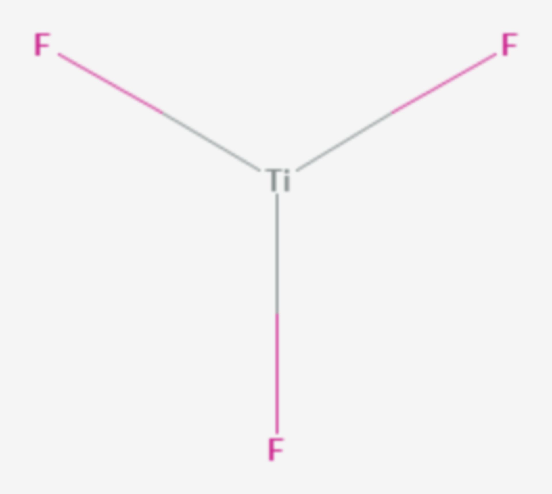 Titan(III)-fluorid (Strukturformel)