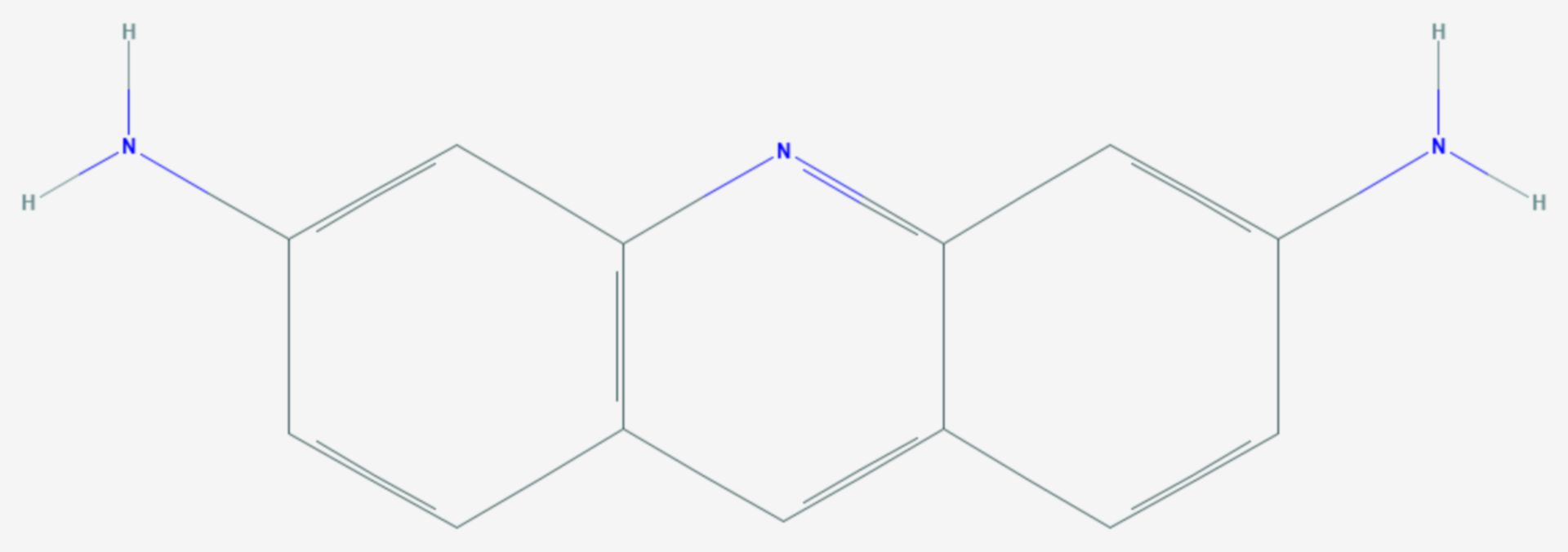 Proflavin (Strukturformel)