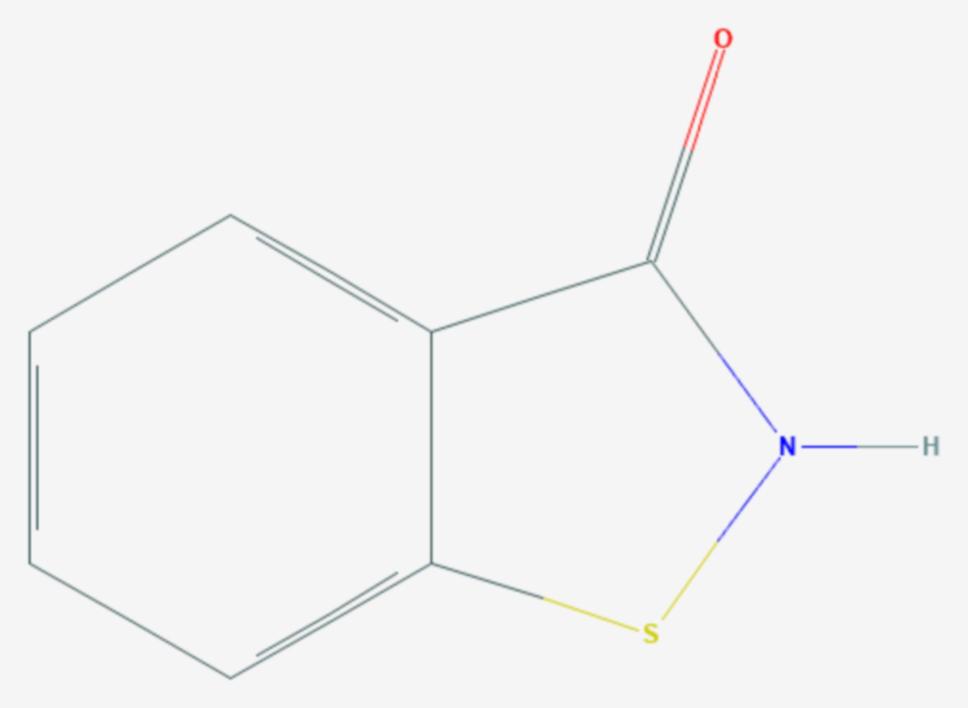 Benzisothiazolinon (Strukturformel)